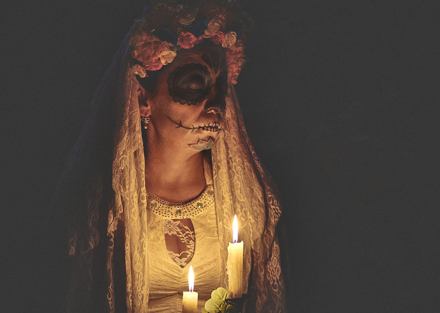 A mis muertos fotografía de una catrina por ignacio arcas