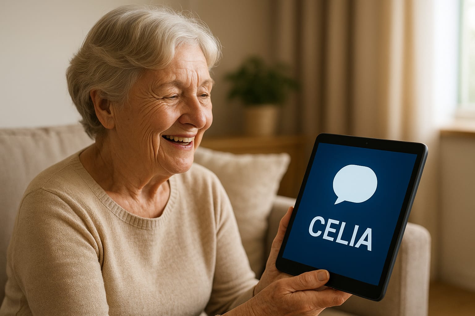 Descubre a Celia, una inteligencia artificial creada en España para acompañar a personas mayores y combatir la soledad.
